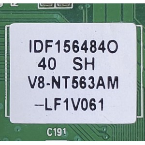 MAIN FUENTE PARA TV HKPRO / NUMERO DE PARTE M8-NT72A20-MA200AA / 40-3NT63M-MAB2HG / IDF156484O / V8-NT563AM-LF1V061 / PANEL LVF400CMDX E0084 / DISPLAY V400HJ6-PE1 / MODELO HKP40SM9	